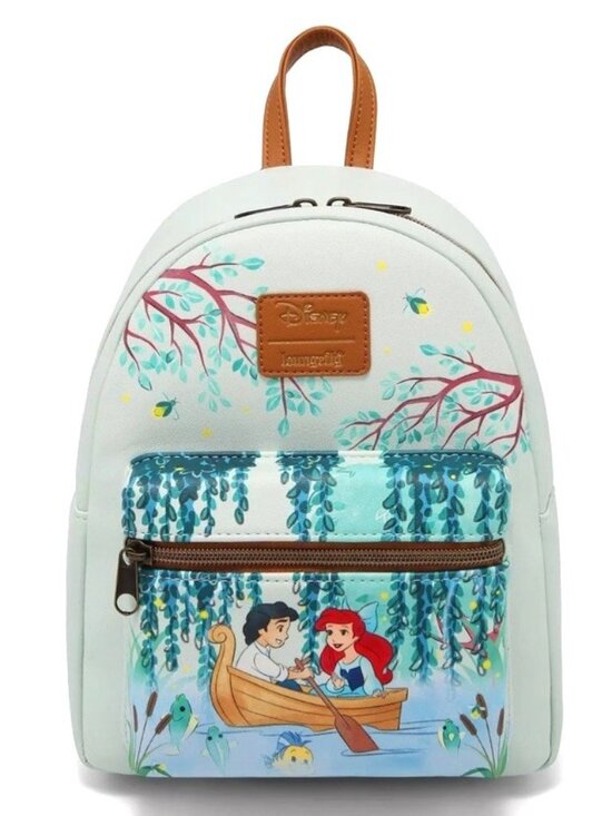 Loungefly Disney The Little Mermaid Boat Ride Ariel Eric Mini Backpack Bag NWT main image 6